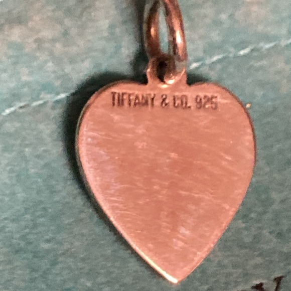 Tiffany & Co. pendant and small drawstring bag , personalized. 925 - Picture 4 of 5